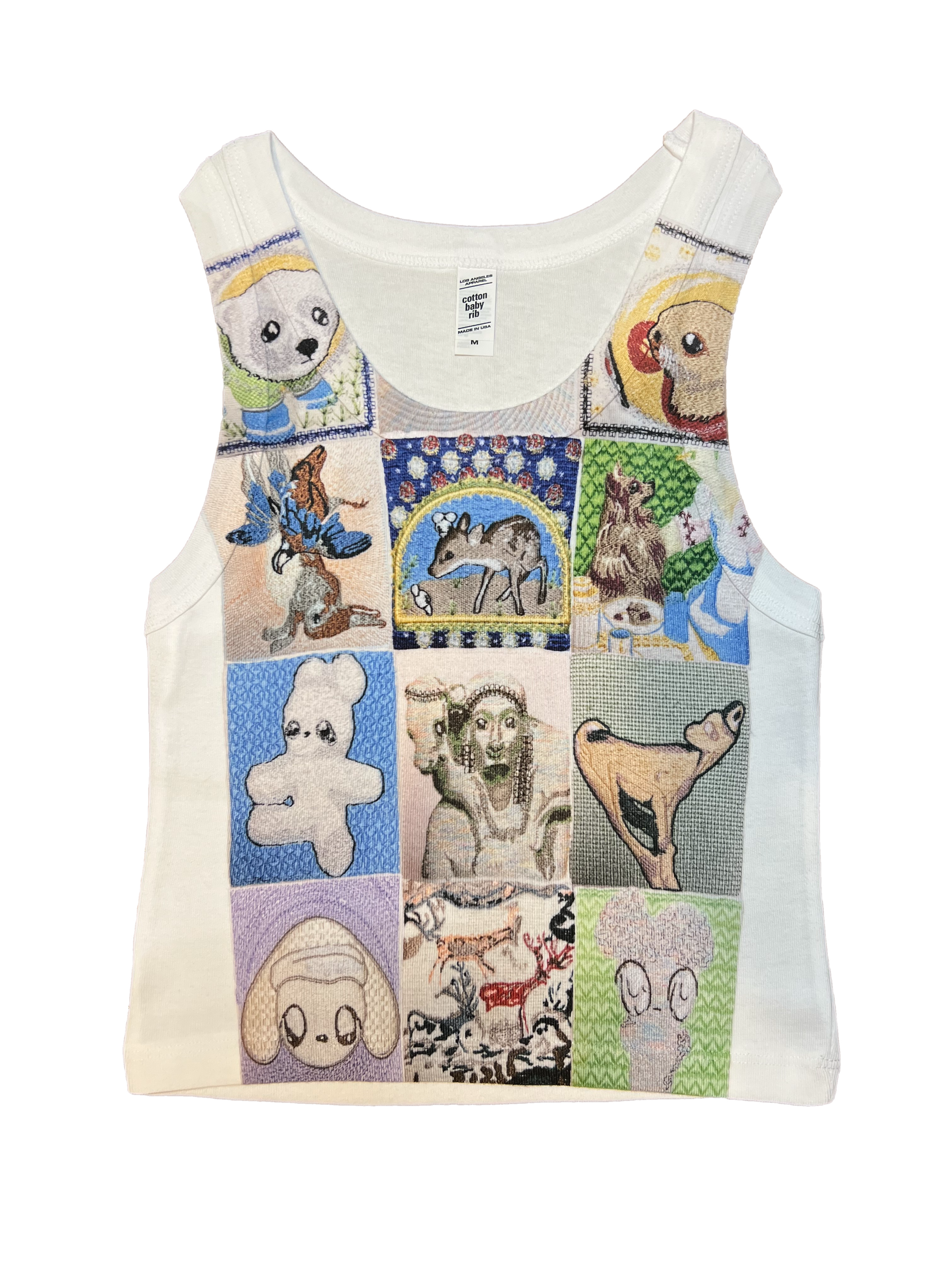 grandma’s quilt crop tank