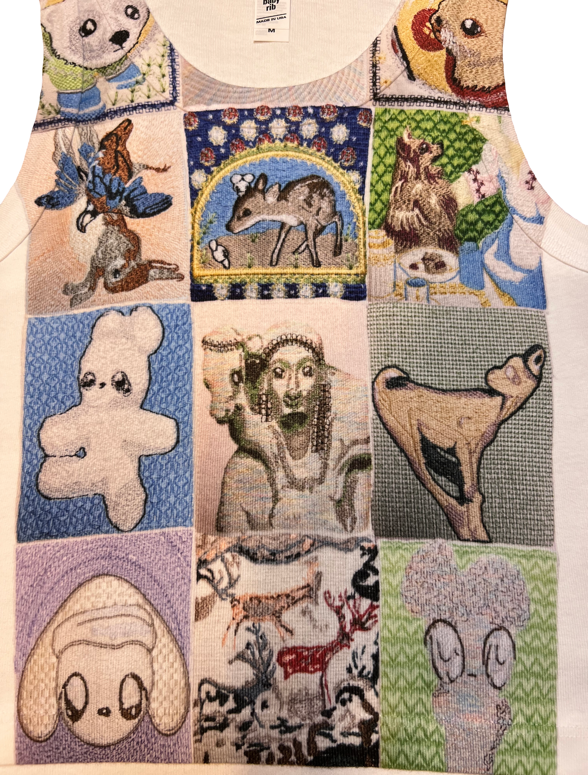 grandma’s quilt crop tank