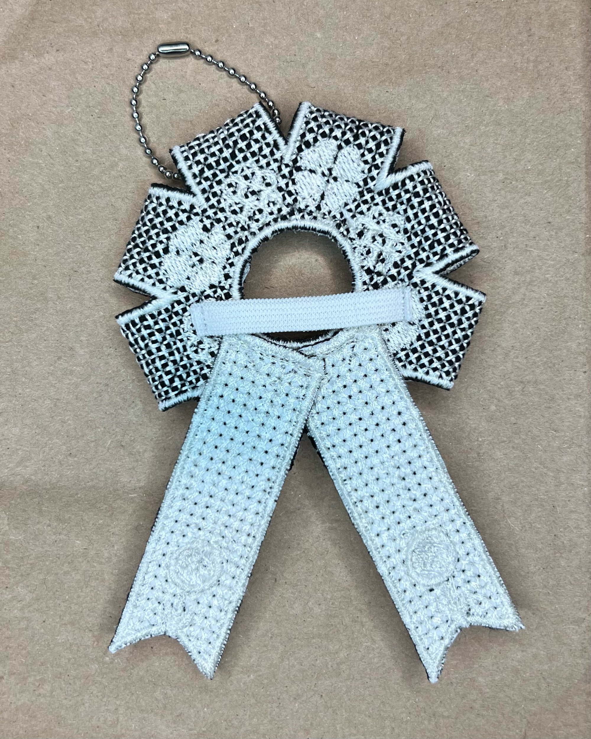 White Bag Charm for Trinkets