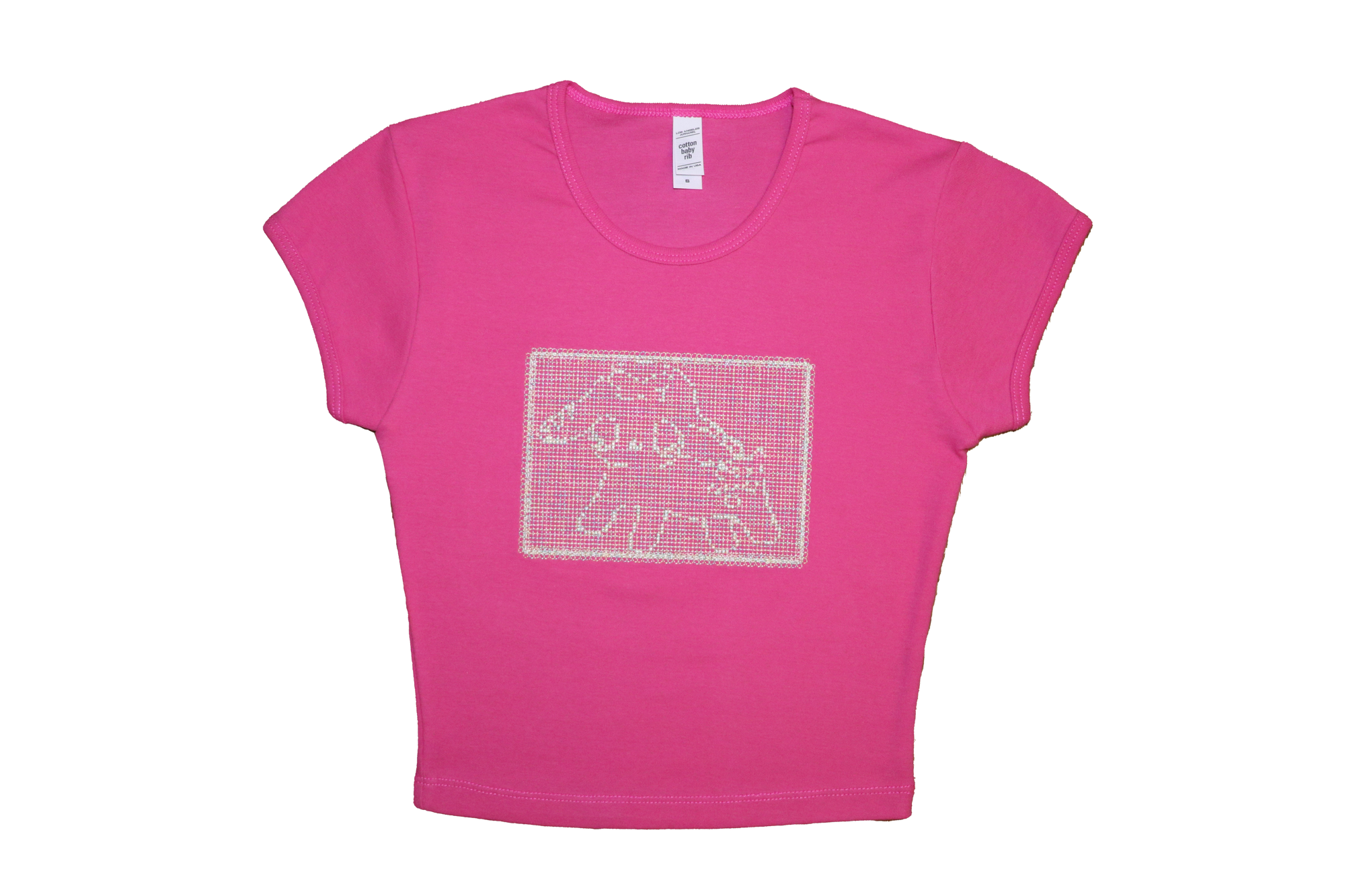 hot pink bambi crop