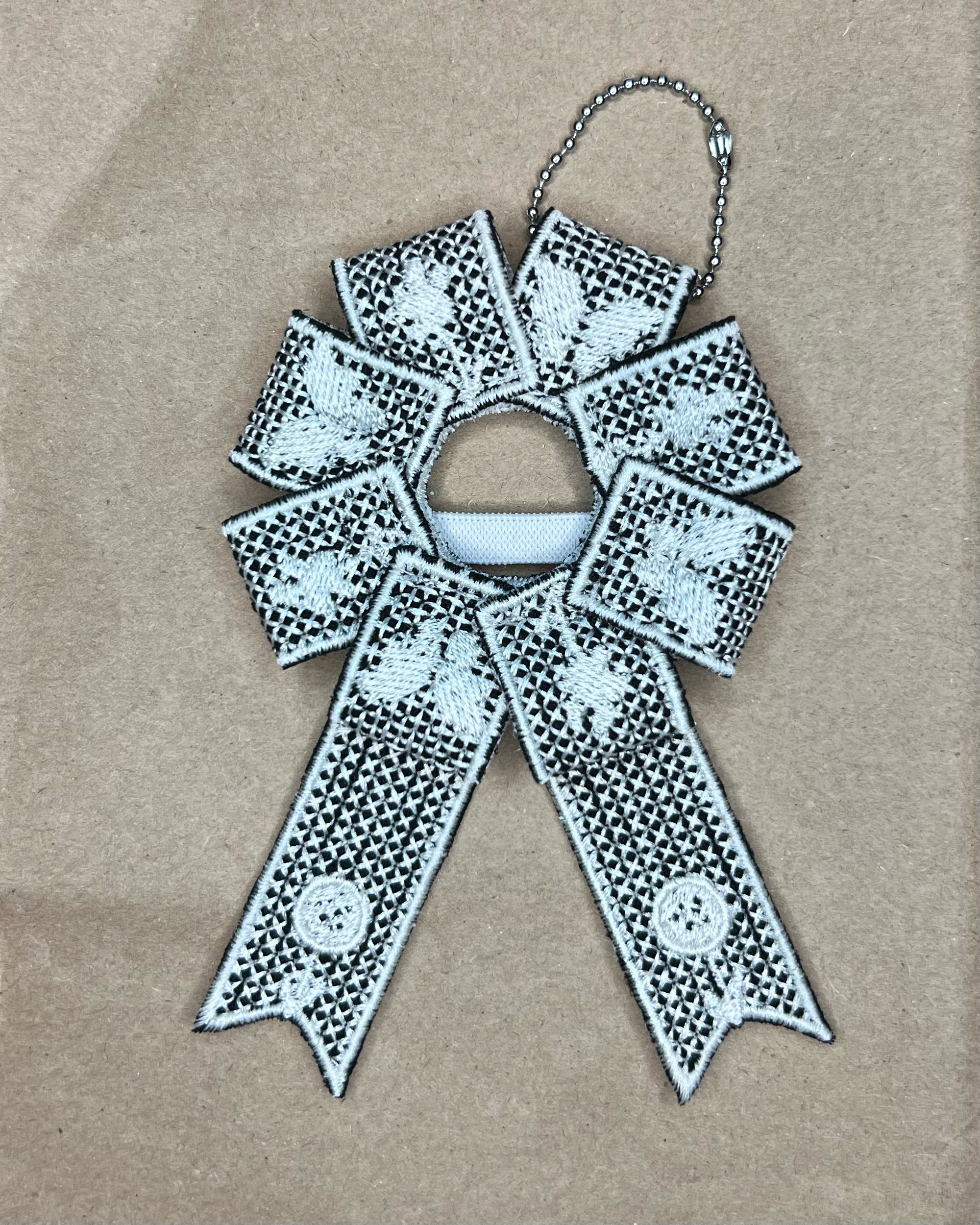 White Bag Charm for Trinkets