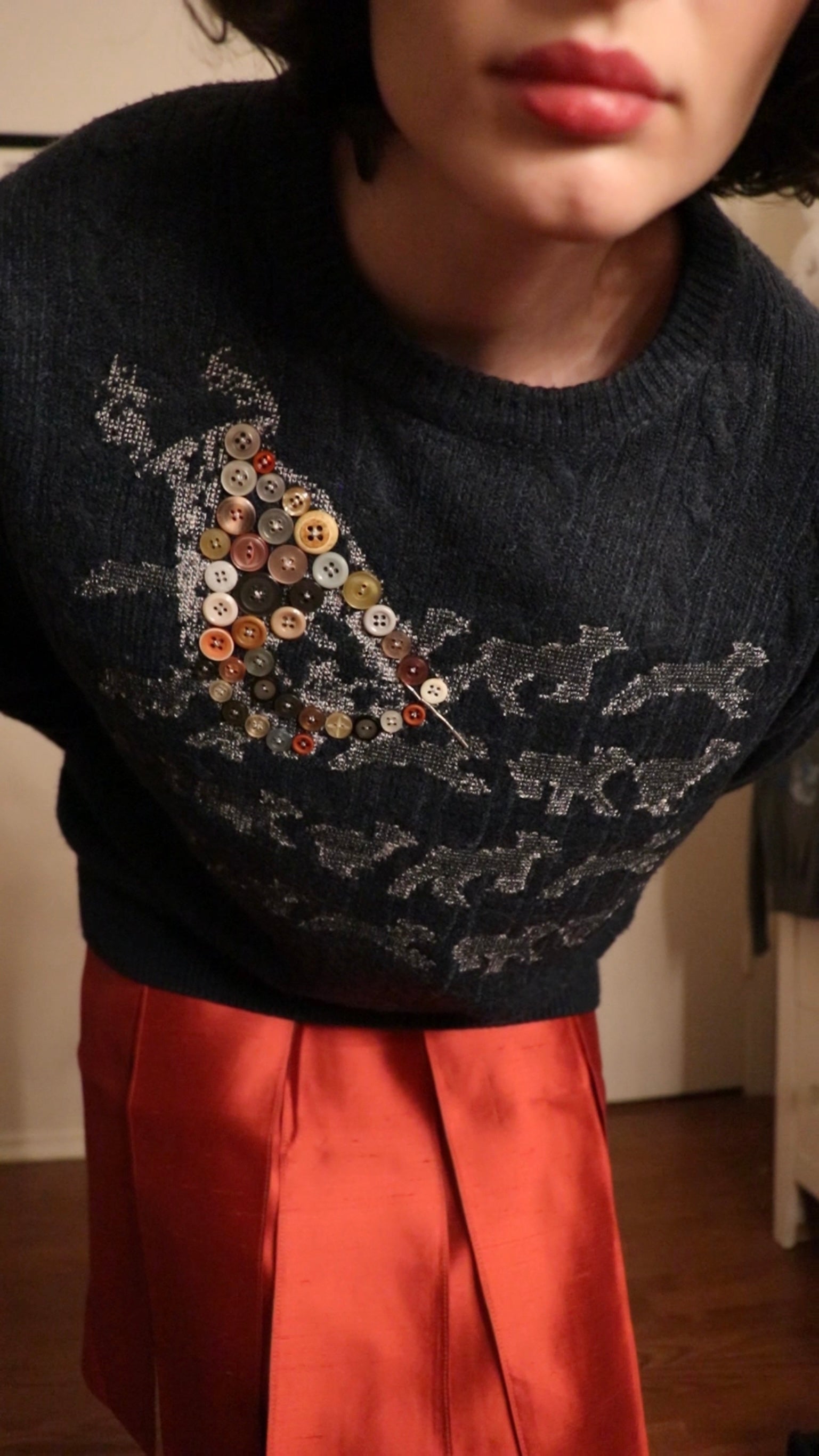 needle in search of a thread sweater